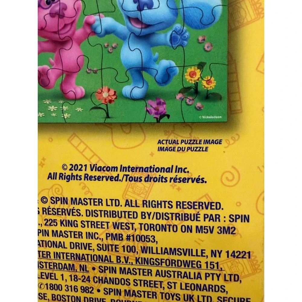 Blues Clues & You 24 Piece Jigsaw Puzzle Nickelodeon Spin Master Magenta 2021